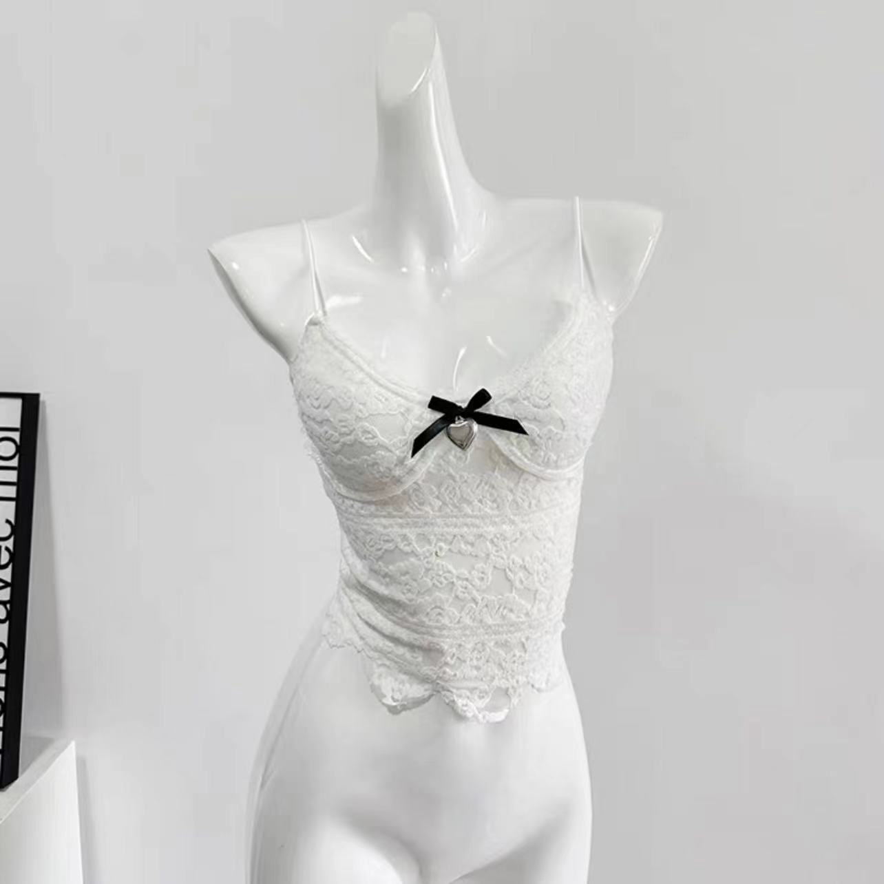 custom trendy crop top vest hollow out lace up sexy ultra short white crop shirt female crop tops