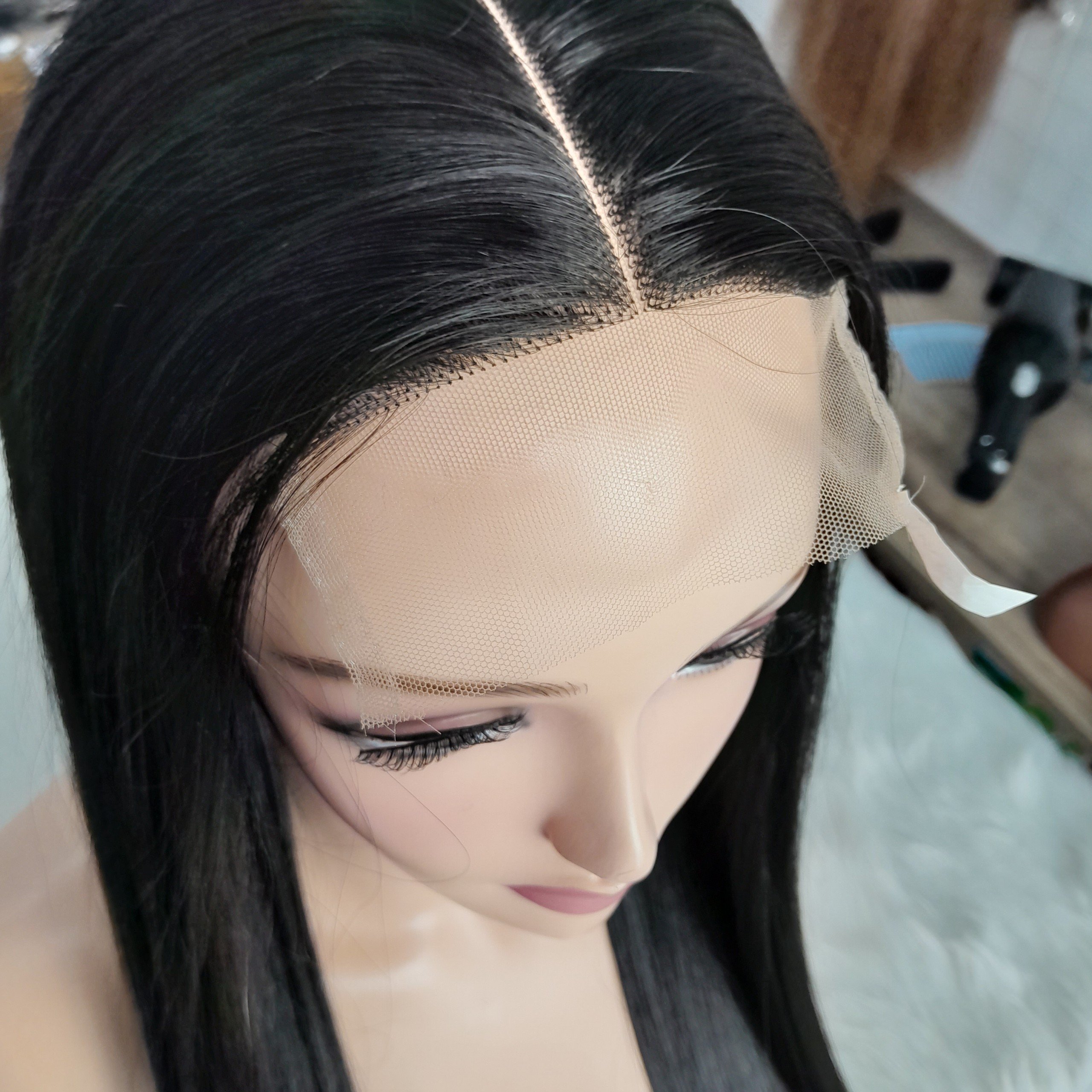 Wholesale 100% Virgin Hair Wigs Human Hair Glueless Full Hd Transparent Lace Front Wigs Bone Straight Raw Hair Hd Lace Wig