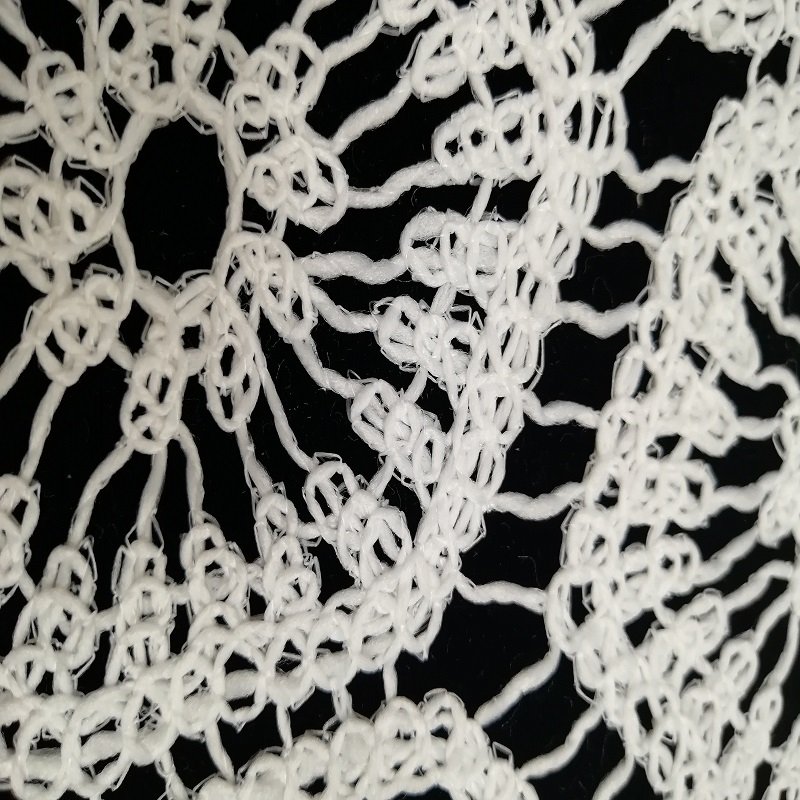 Water soluble fabric embroidery white lace fabric and french tulle lace fabric african lace girl dress