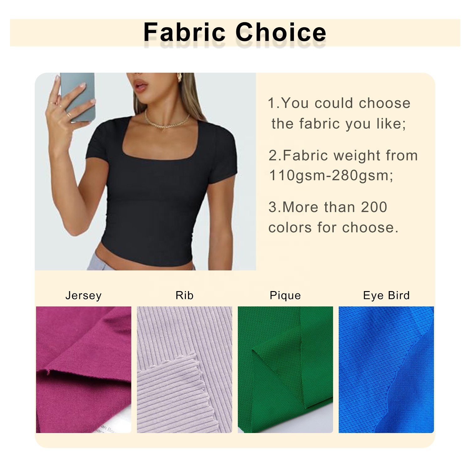 Wholesale Custom Short Sleeves Solid Color 230 GMS T Shirts Women Knitted Summer Ribbed Top Sexy Casual Crop Top OEM T Shirt