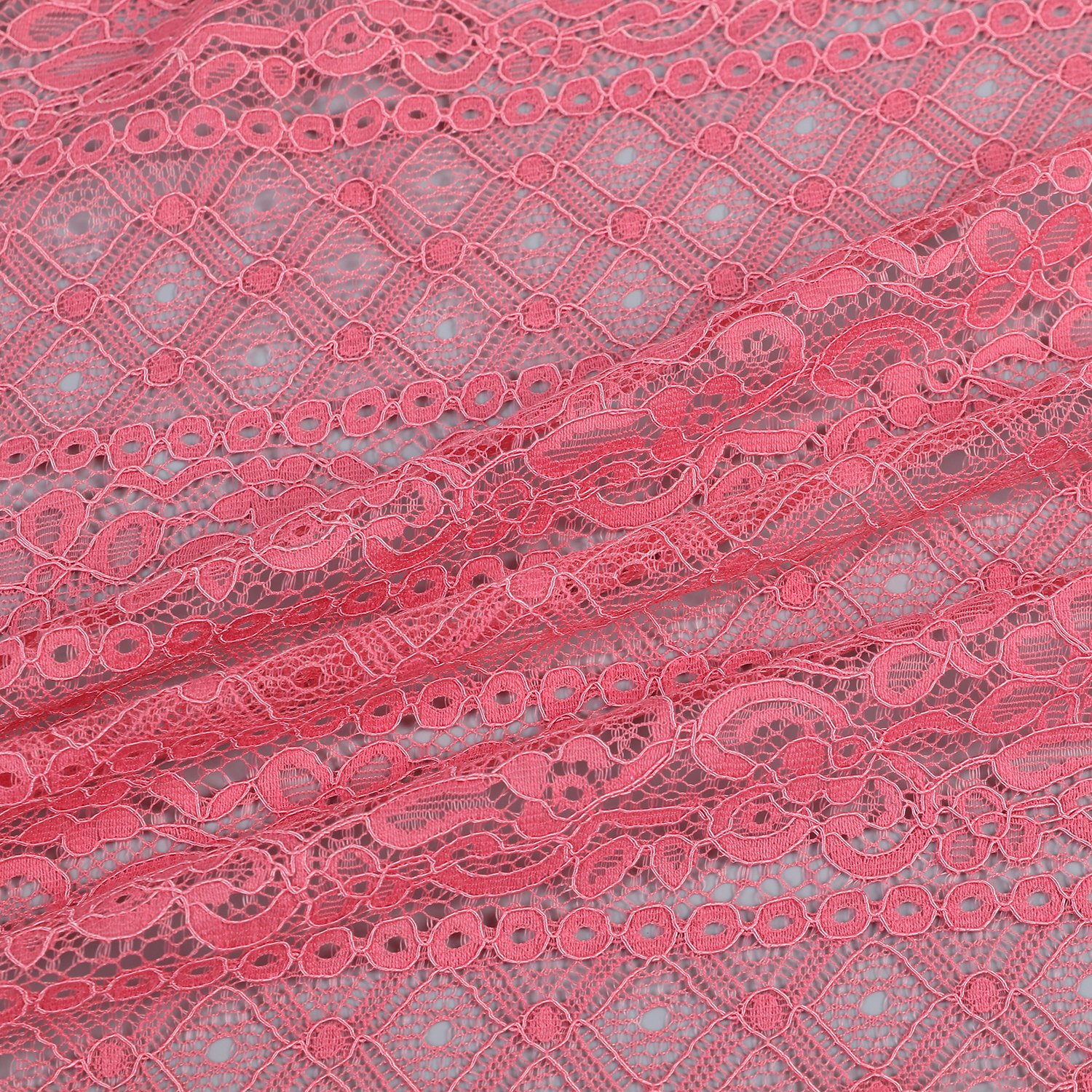 Factory Wholesale High Quality Net Nylon Cotton Embroidery Lace Fabric For Wedding Gown