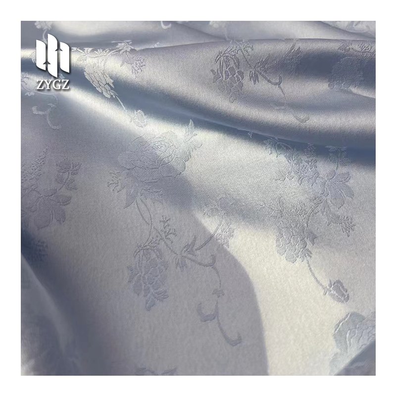 Wholesale Custom New Design Pure Polyester Florals Fabric Embossed Woven Jacquard Brocade Fabric For Women Dress