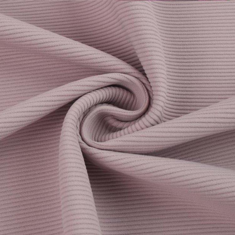 High Quality Custom 79% Nylon 21% Spandex Ribbed Fabric Stripe Jacquard Knit Stretch Spandex Fabric For Yoga Wear