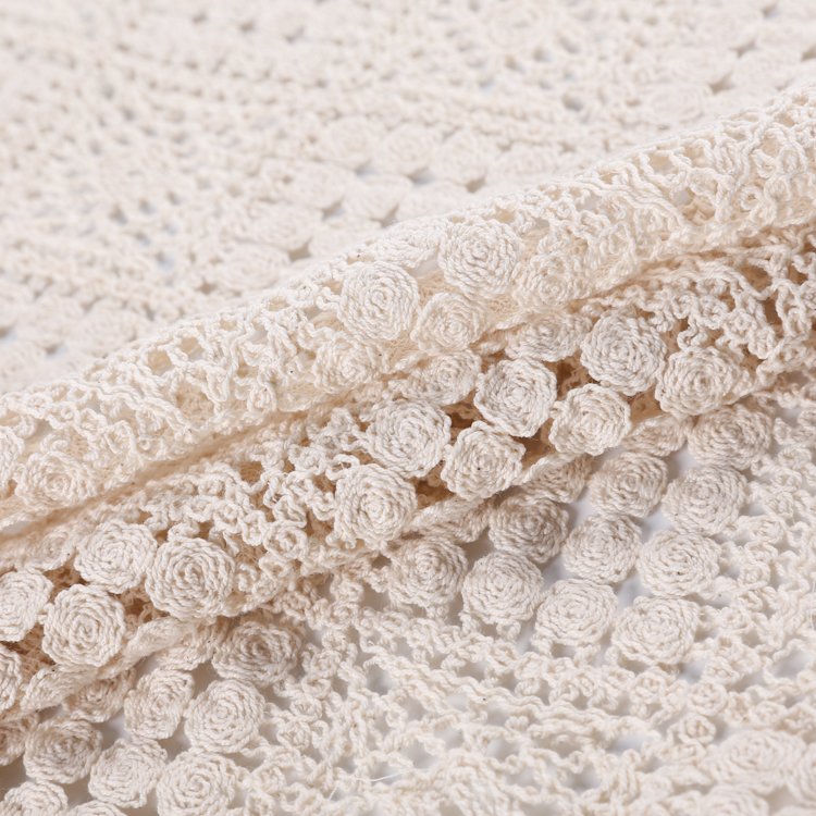 HA-17549 African latest guipure cord laces chemical lace fabric embroidered cord lace fabric