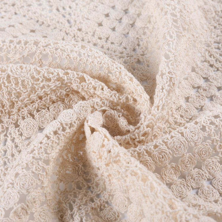 HA-17549 African latest guipure cord laces chemical lace fabric embroidered cord lace fabric