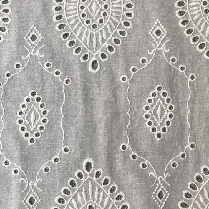 2024 High Quality Embroidery Lace Fabric 135Cm Guipure Edge Cotton Lace Textile For Garment
