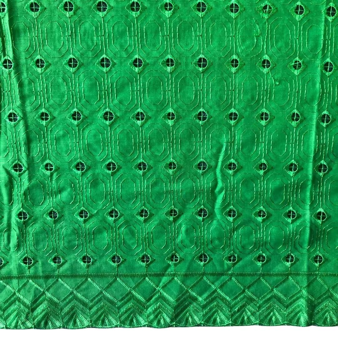 Cheaper Price T/Cotton French Eyelet Embroidery Lace Fabric