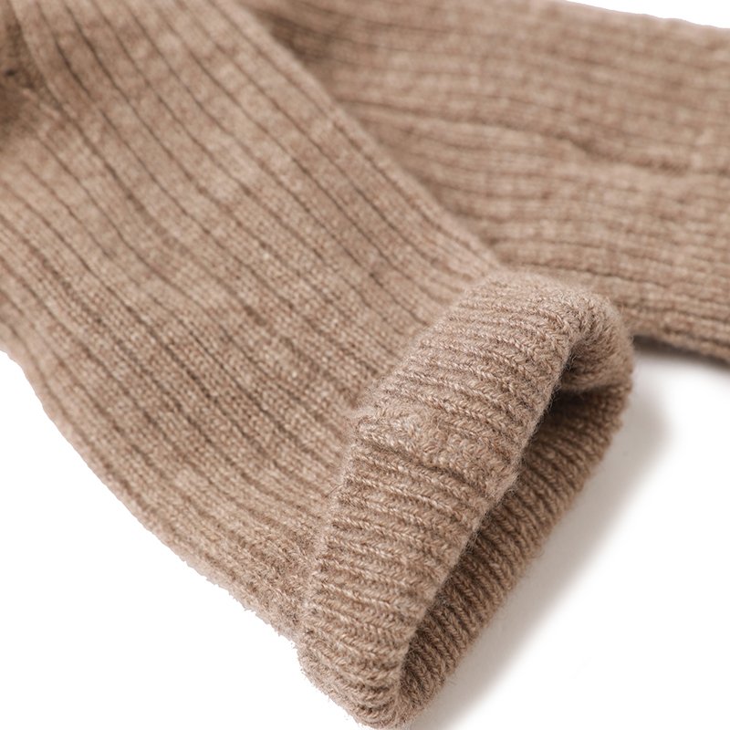 designer brand colorful cute fashion ladies cashmere knit socks custom design logo short slouch thermal thick winter women socks