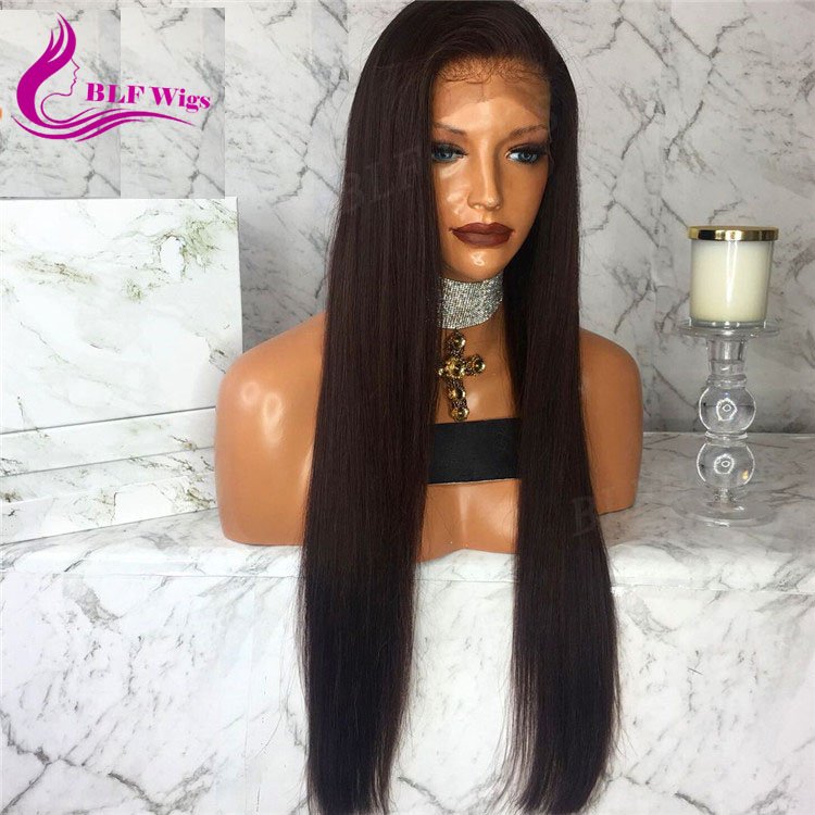 13x4 13x6 HD Lace Frontal Wig For Black Women, Bone Straight Human Hair Wig, 30 Inch Straight Hair Wigs