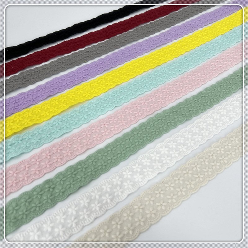 new 3cm Color Embroidery Lace Accessories Supply Princess dress Skirt Cuff Collar Homewear Lolita Fabric trimmings