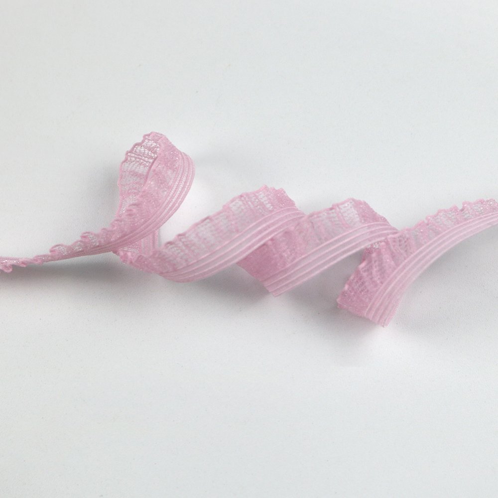 Clothes underwear decor lace elastic webbing belt crochet lace edge elastic band webbing for underwear garment