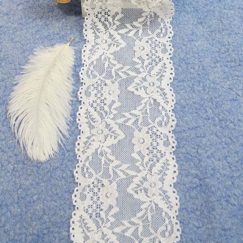 High-quality fashionable lace 10 cm white new pattern lace Factory wholesale cheap lace
