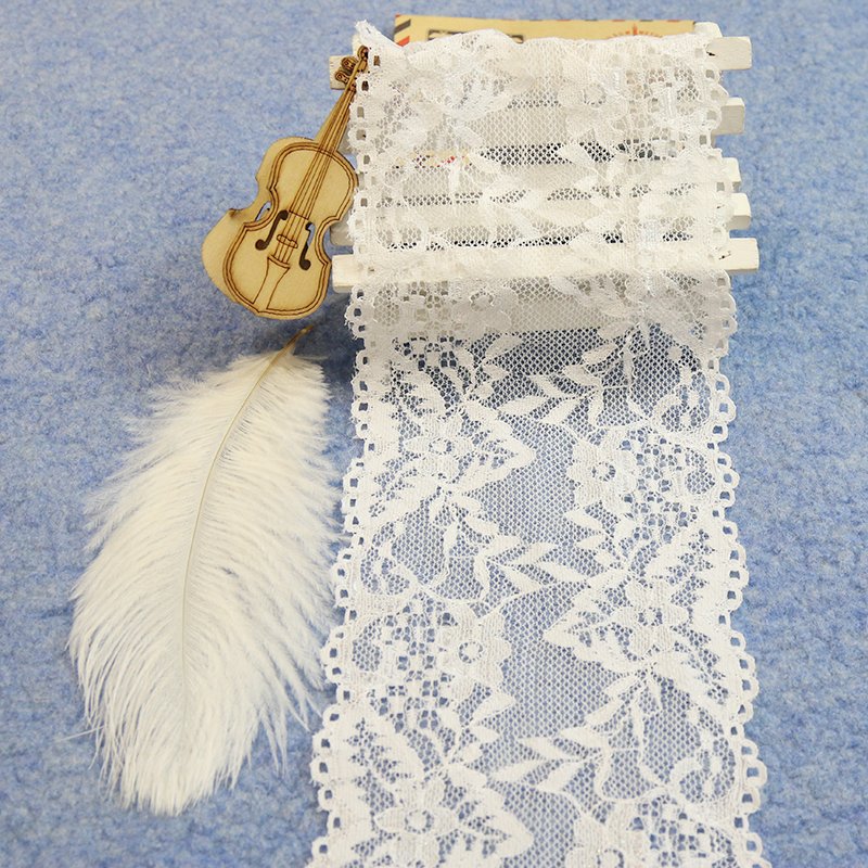 High-quality fashionable lace 10 cm white new pattern lace Factory wholesale cheap lace