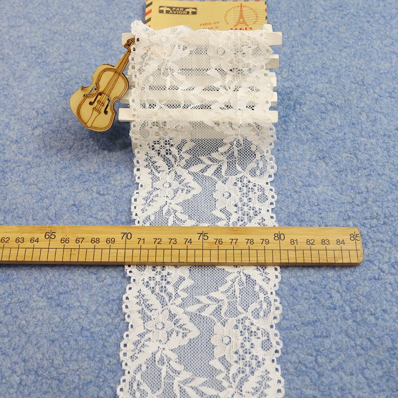 High-quality fashionable lace 10 cm white new pattern lace Factory wholesale cheap lace