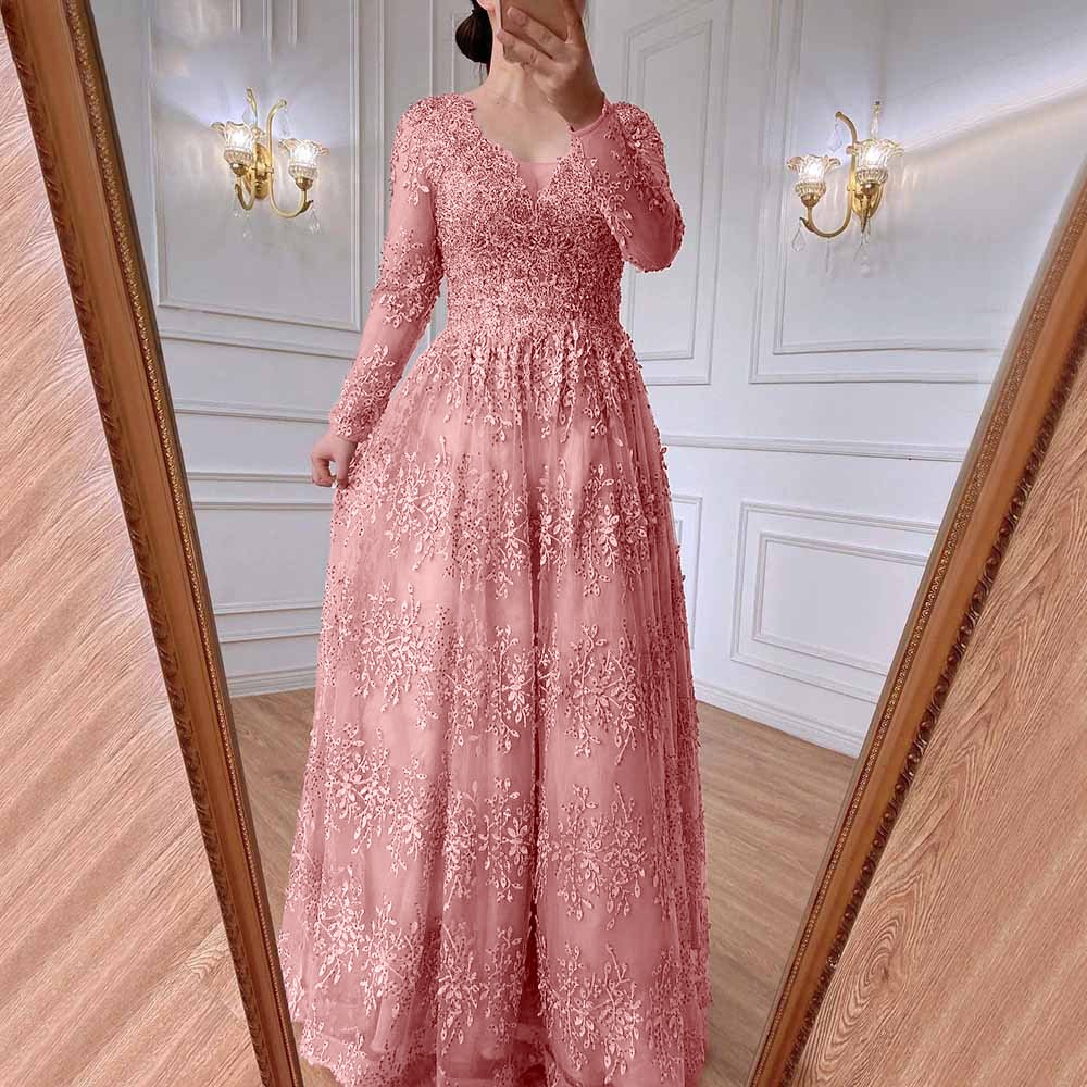 Elegant Lace embroidery Mother of the Bride Dresses Wedding Guest Gowns Wed Dress Mother of the bride