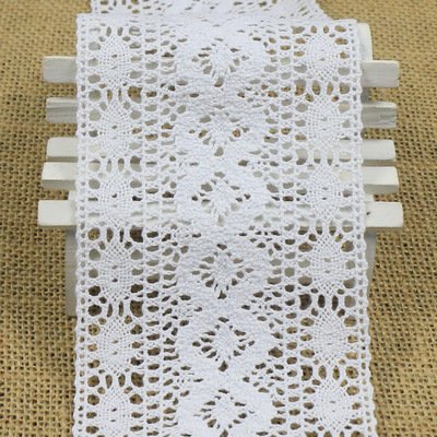 Factory Wholesale Cheap 8.5cm Crochet Cotton Lace Trim Embroidery Cotton Lace