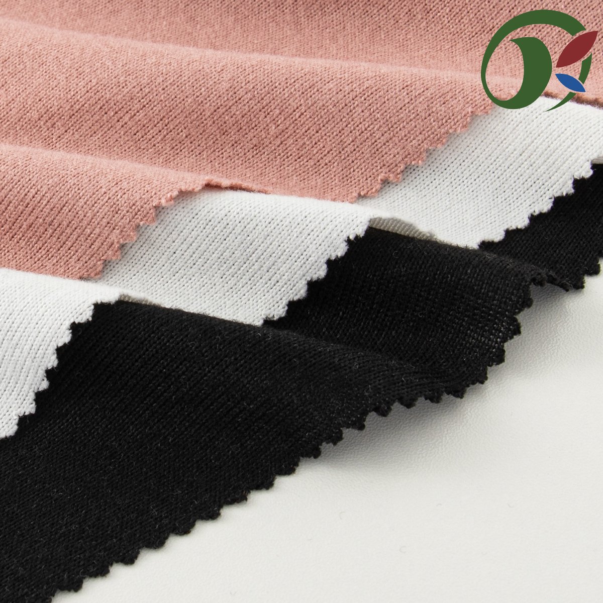 Wholesale 95% Polyester And 5% Spandex Elastic Knitted Ribbed breathable Jersey Knit cloth material garment