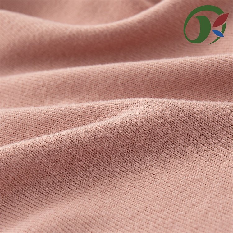 Wholesale 95% Polyester And 5% Spandex Elastic Knitted Ribbed breathable Jersey Knit cloth material garment
