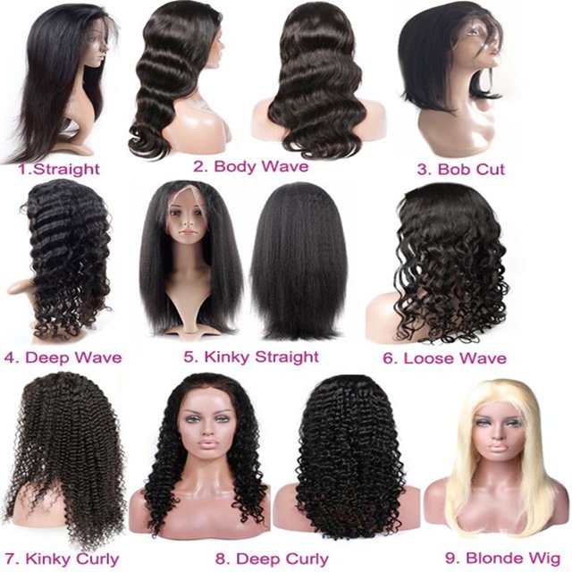Wholesale HD Lace Frontal Wig Kinky Curly Full Lace Human Hair Wigs For Black Women Peruvian Hair 13X4 Lace Front Wig Vendors