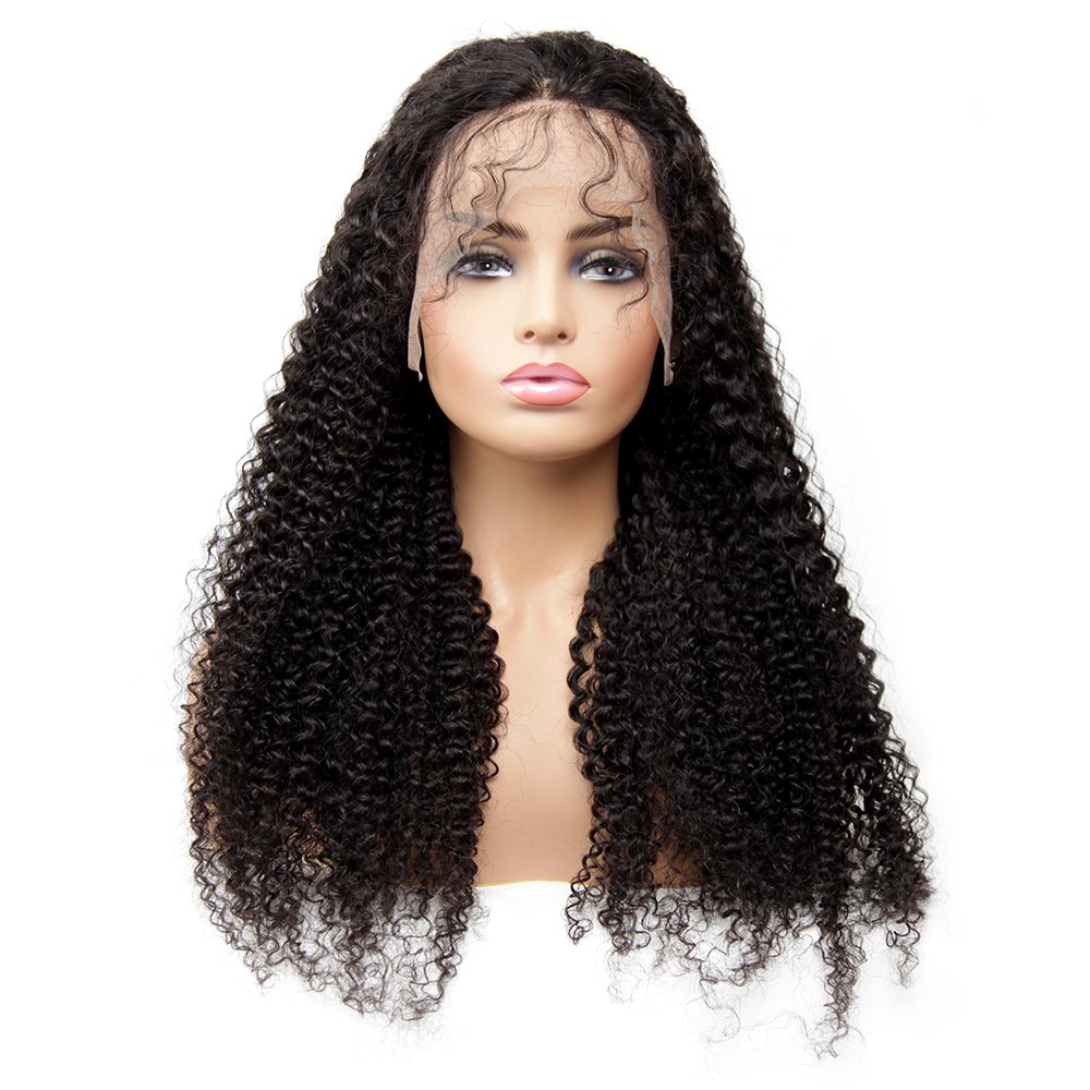 Wholesale HD Lace Frontal Wig Kinky Curly Full Lace Human Hair Wigs For Black Women Peruvian Hair 13X4 Lace Front Wig Vendors