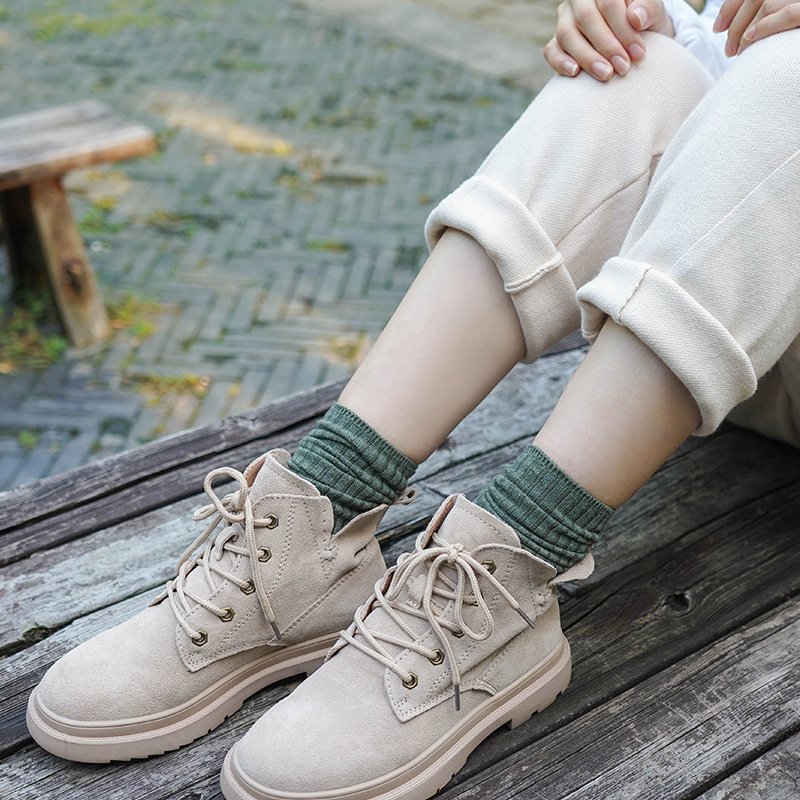 Socks Manufacturer Custom women Cotton Sport Socks Classic Loose Knitting Rib Solid Colors 9 Kinds of 4 Seasons Women Socks