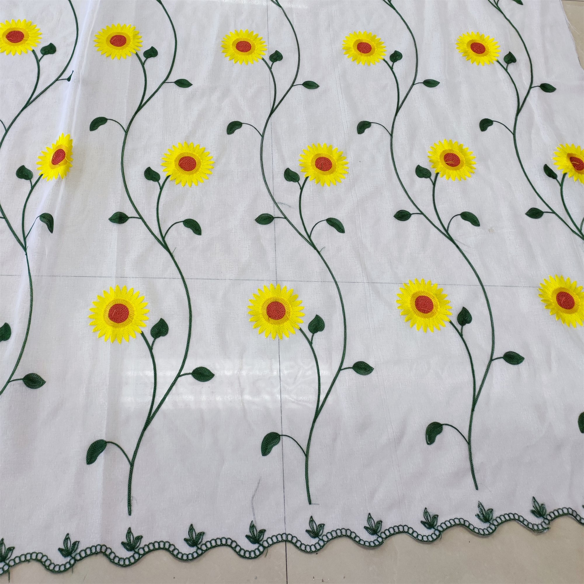 Embroidery Curtain Fabric Curtain Fabric