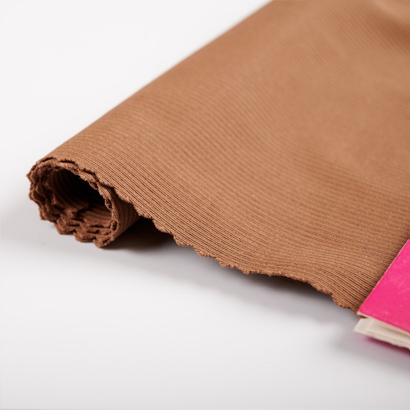 New High Stretch 88%nylon 12% spandex 4 Way Stretch Plain Dyed Ribbed Weft Knitted Fabric For T-shirt Sportswear