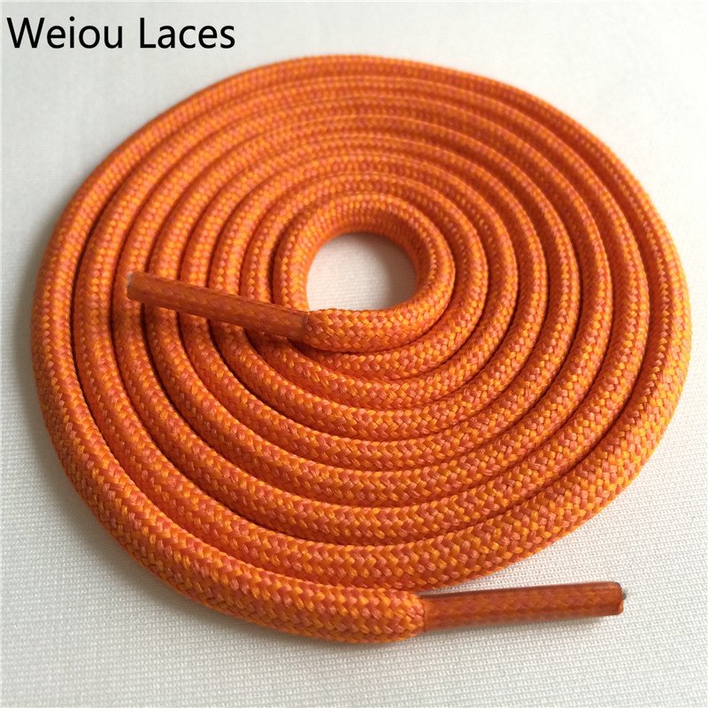 Weiou laces Round Athletic Sport Hiking Shoe Laces Strings fashion Sneakers Boot Laces Cheap rope Walking Multicolor Slip Lacet