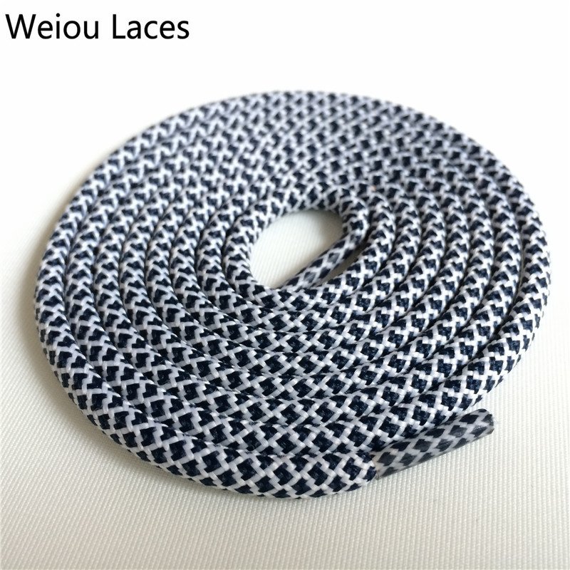 Weiou laces Round Athletic Sport Hiking Shoe Laces Strings fashion Sneakers Boot Laces Cheap rope Walking Multicolor Slip Lacet