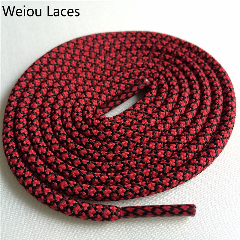 Weiou laces Round Athletic Sport Hiking Shoe Laces Strings fashion Sneakers Boot Laces Cheap rope Walking Multicolor Slip Lacet