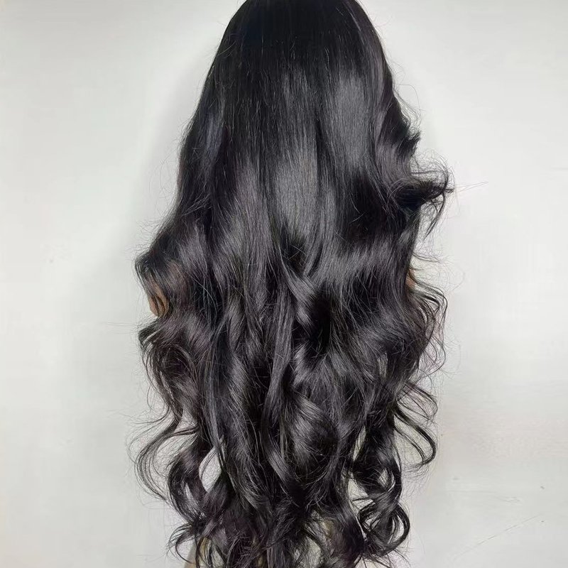 Natural Color Wigs 13x6 Lace Frontal Closure Wigs Human Hair Pre Plucked Brazilian Raw Virgin Hair Glueless Lace Body Wave Wigs