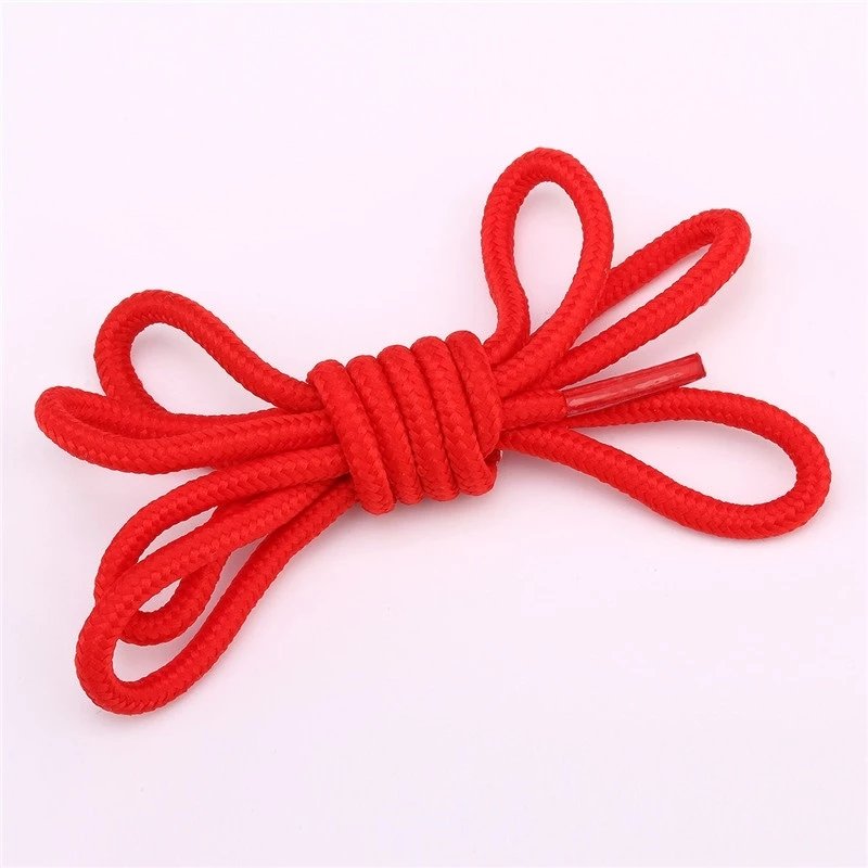New Shoelace Unisex Ropes Multicolor Waxed Round Cord Dress Shoe Laces Diy High Quality Solid Colour Shoelace