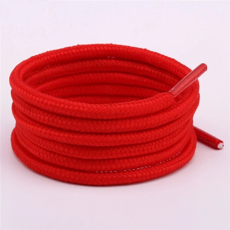 New Shoelace Unisex Ropes Multicolor Waxed Round Cord Dress Shoe Laces Diy High Quality Solid Colour Shoelace