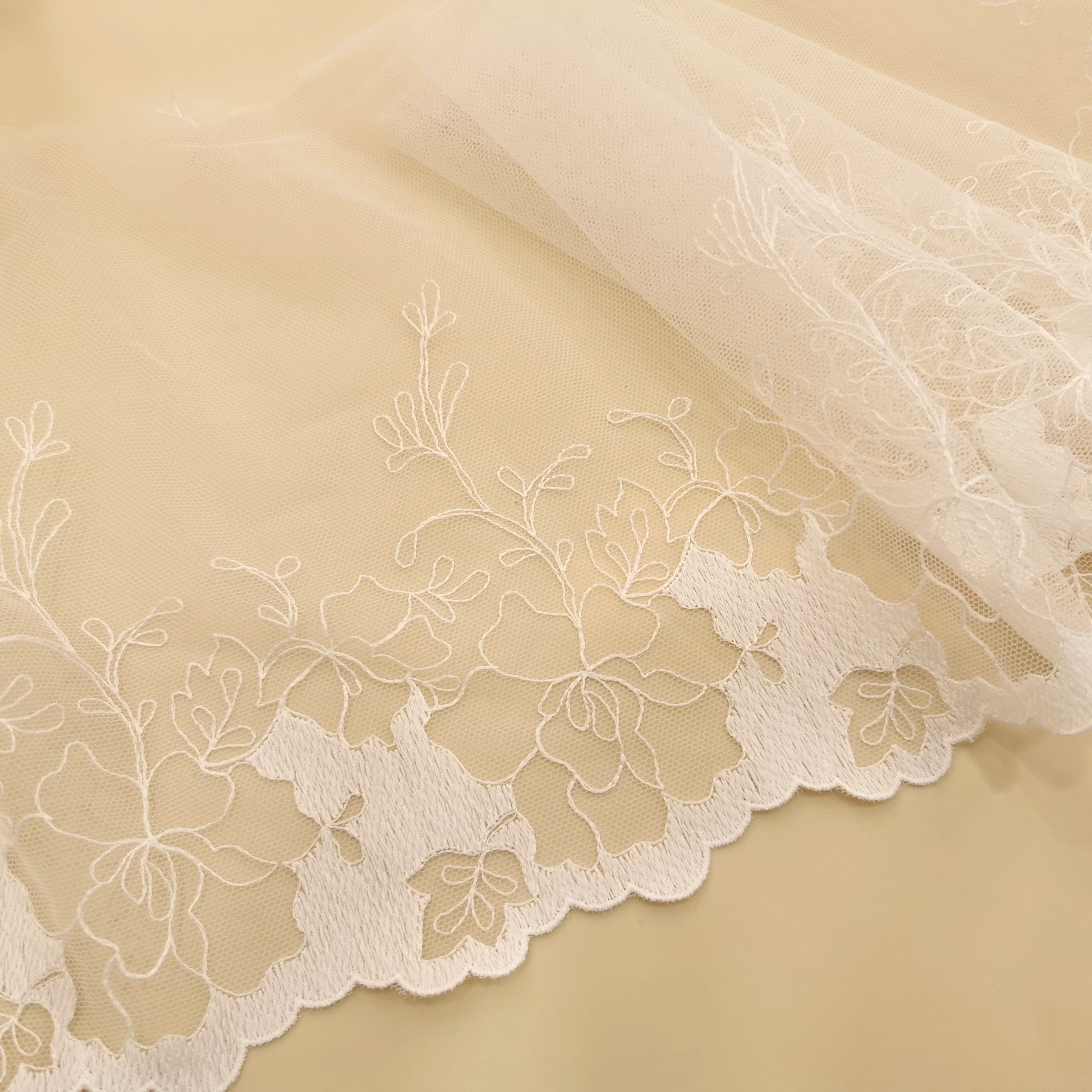 Guipure luxury rose mesh lace used for women's underwear bra long lace evening gown ladies long dress accessories