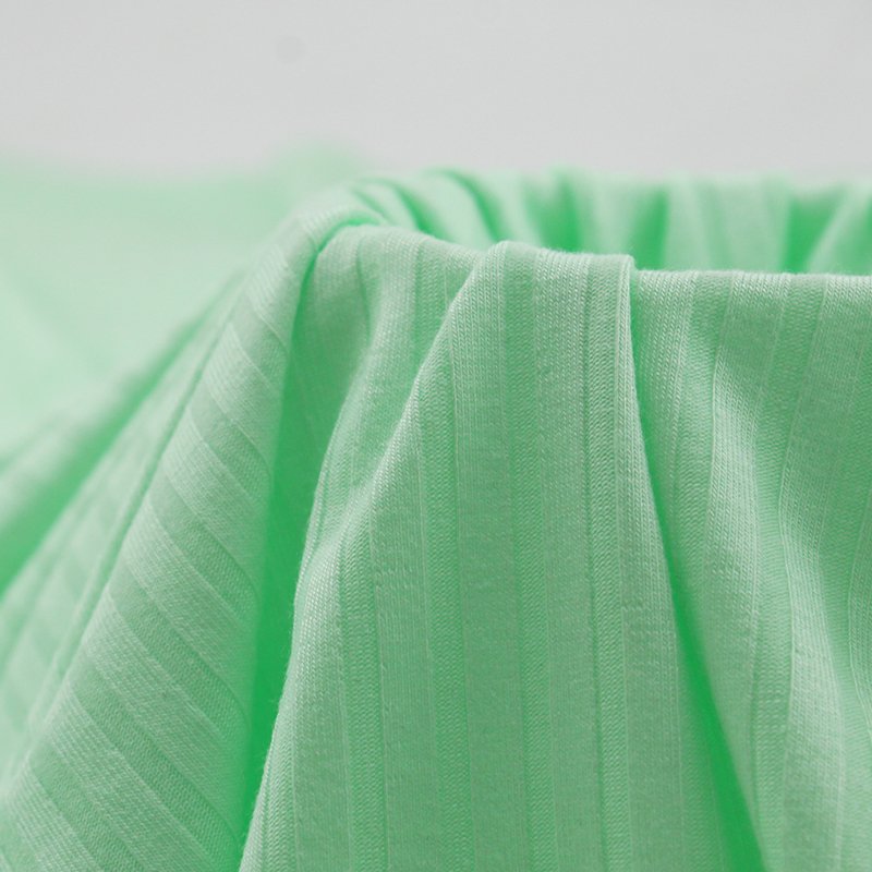 8x5 stretch knit rib rayon spandex jersey fabric knit rib for baby cloth bodysuit