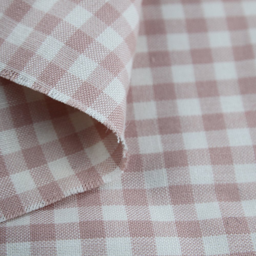 Organic 100% Pure Ramie Eco Friendly Sustainable Ramie Fabric for Home Decor Garment Classic Yarn Dyed Check Fabric