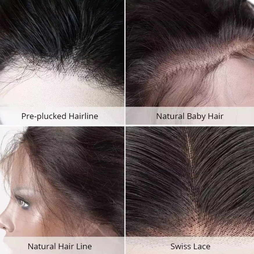 Top Quality High HD Lace Frontal Closure HD Transparent Swiss Lace Frontal Vendor Remy Virgin Hair for black women