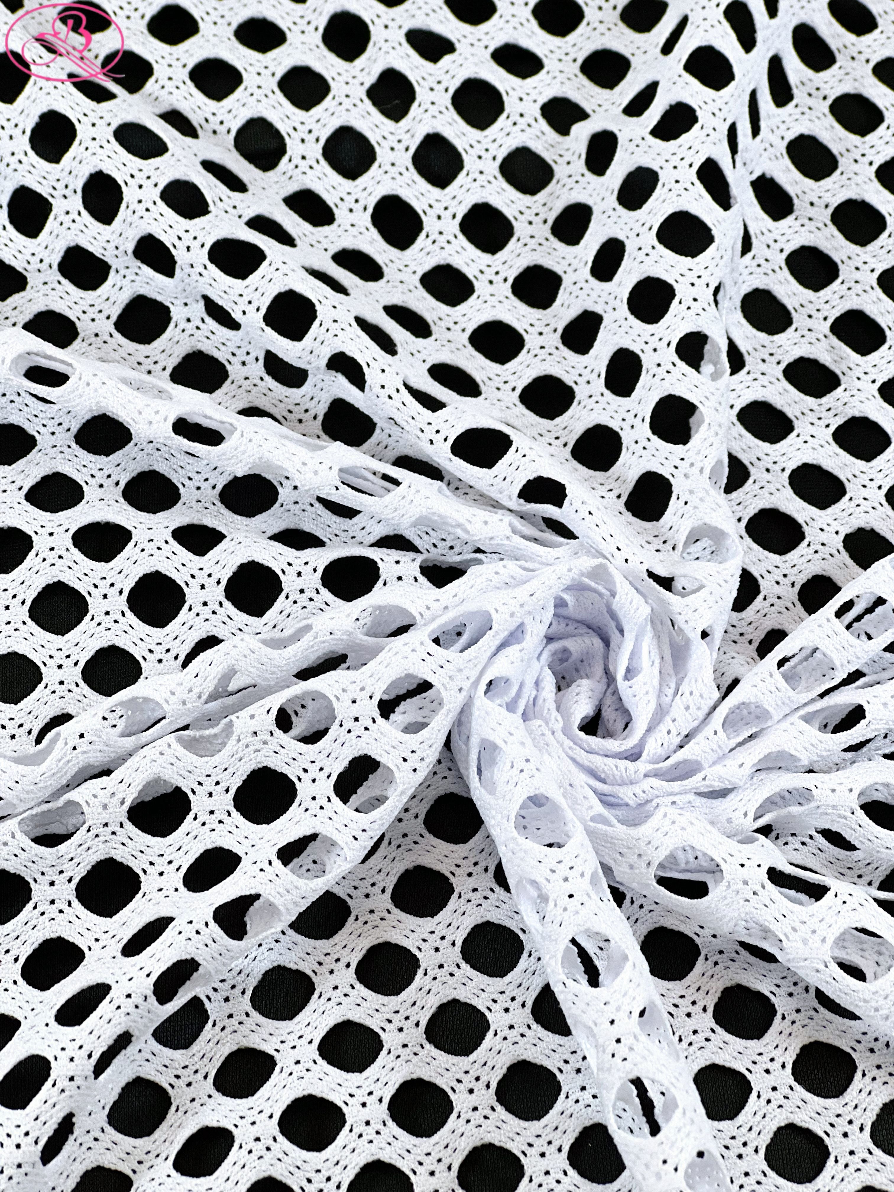 95% Polyester 5% Spandex Mesh Fabric for Swimwear Sportswear Dress Unique Design Small Hole Knitted Stretch Fabric Weft Original