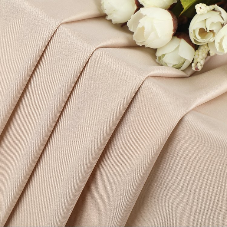 Factory Price Custom Logo 8857 40D 180G Elastic Moisture Wicking Breathable 82 Nylon 18 Spandex Fabric For Swimwear