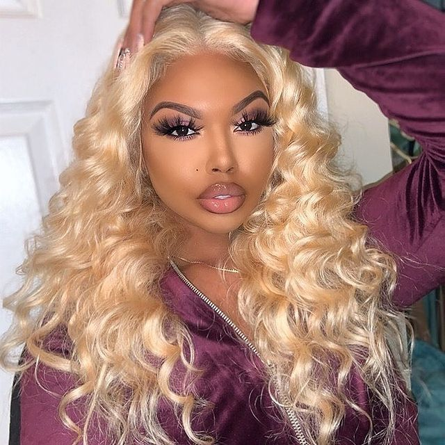 JiFanYao 613 HD lace body wave 613 13x4 lace frontal hd frontal blonde lace frontal natural wave