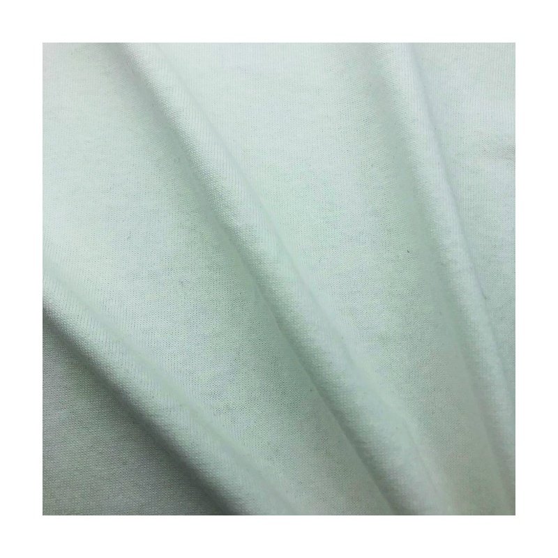 High quality 210GSM 16S/1 Imitation ramie 100% cotton plain single jersey knitted fabric for T-shirt underwear