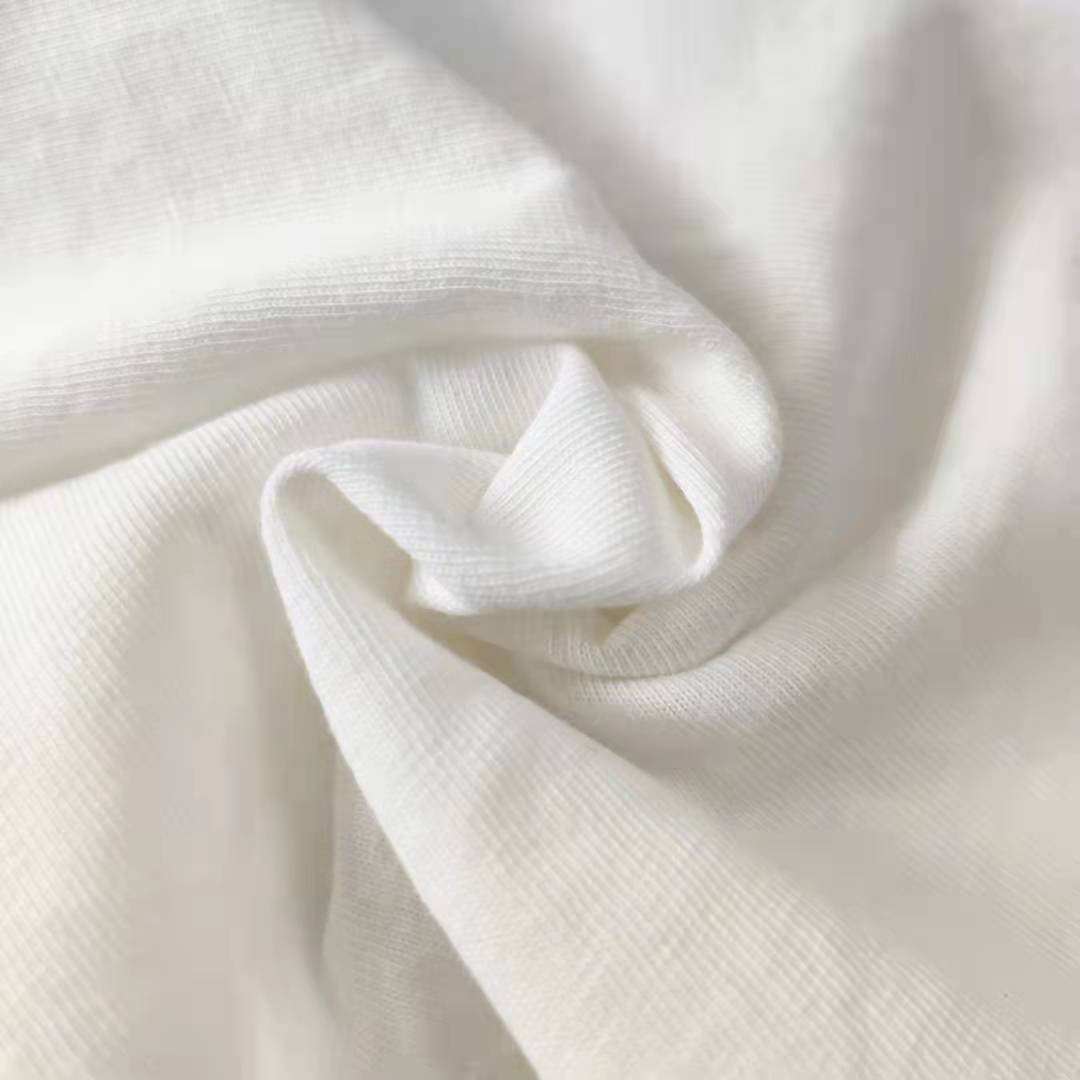 Anti-Bacteria hemp jesery fabric 200GSM S/J organic cotton knitting fabric