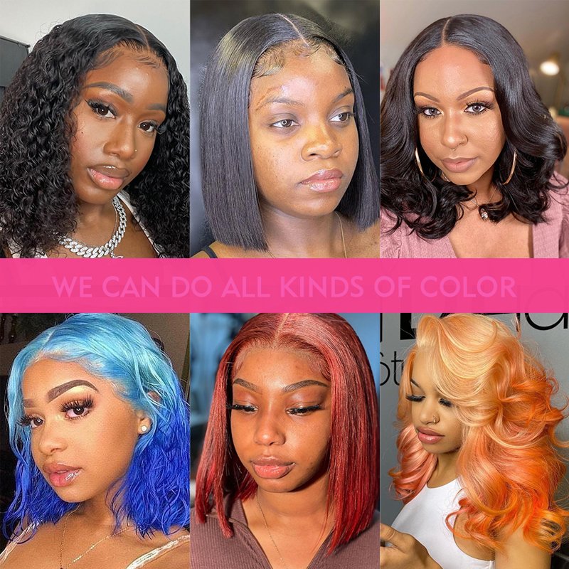 SDD Bone Straight Short Bob Wigs Human Hair Super Thin Hd 13X4 HD Lace Front Wigs For Black Women Raw Brazilian Full Lace Wigs