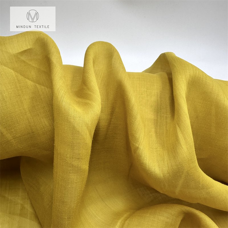 Mindun 60gsm 100 Pure Ramie Yarn Material Ramie Fabric China For Shirting