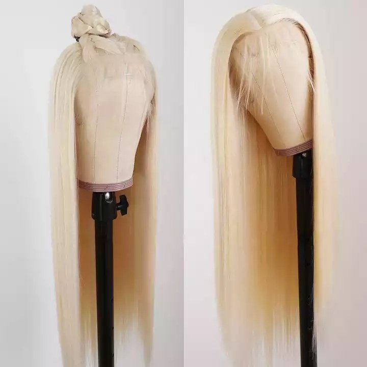 613 Blonde Wig Natural Human Hair,100 Brazilian Straight Long Human Hair Glueless Lace Front Wigs,613 Hd Lace Wig With Baby Hair