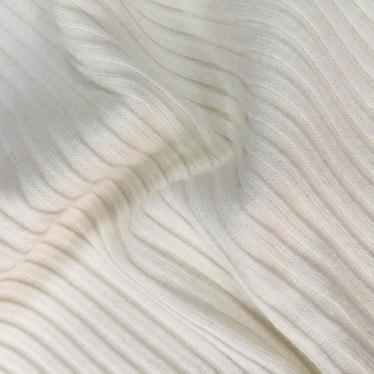 Hot sale OEM/ODM Super soft Polyester Rayon 4*4 RIB knitted RIB fabric TR RIB