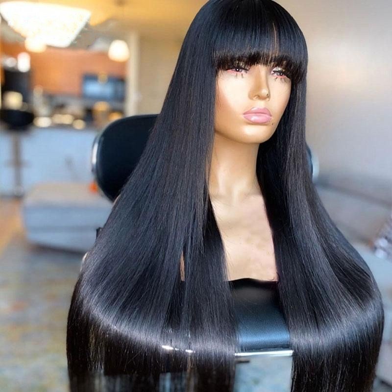 150 Density Brazilian Human Hair Straight Natural 613 Transparent HD Lace Front Wig 13X6 Hd Lace For Black Women With Baby Hair