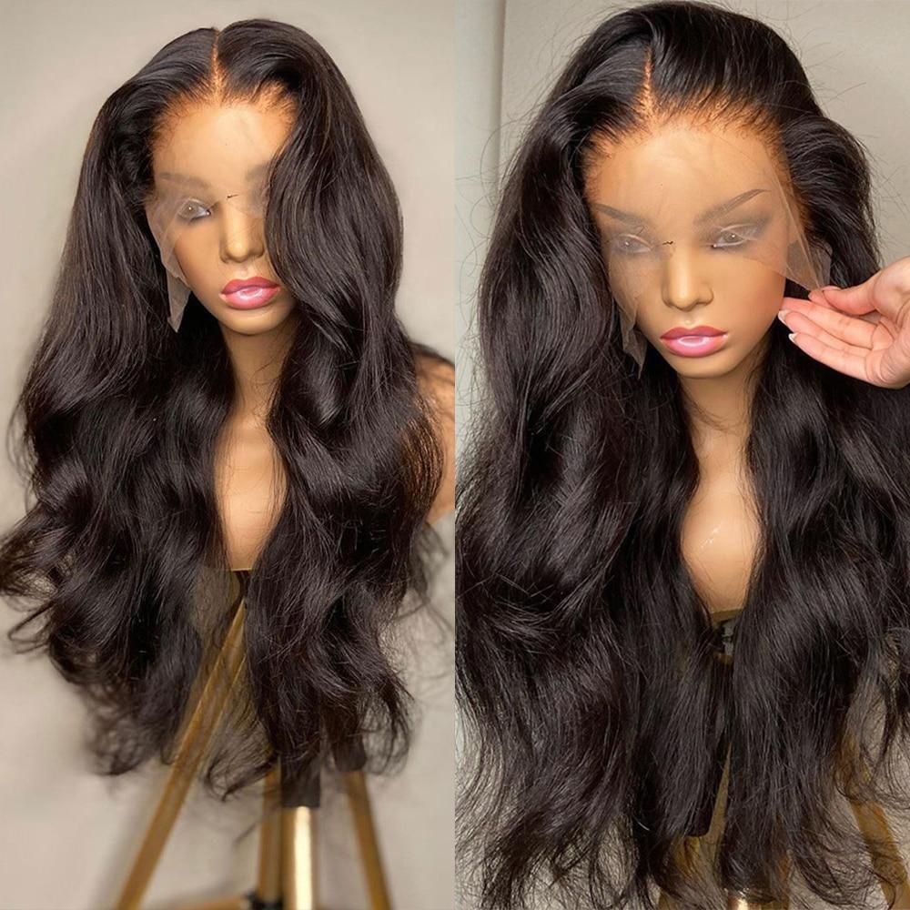 150 Density Brazilian Human Hair Straight Natural 613 Transparent HD Lace Front Wig 13X6 Hd Lace For Black Women With Baby Hair