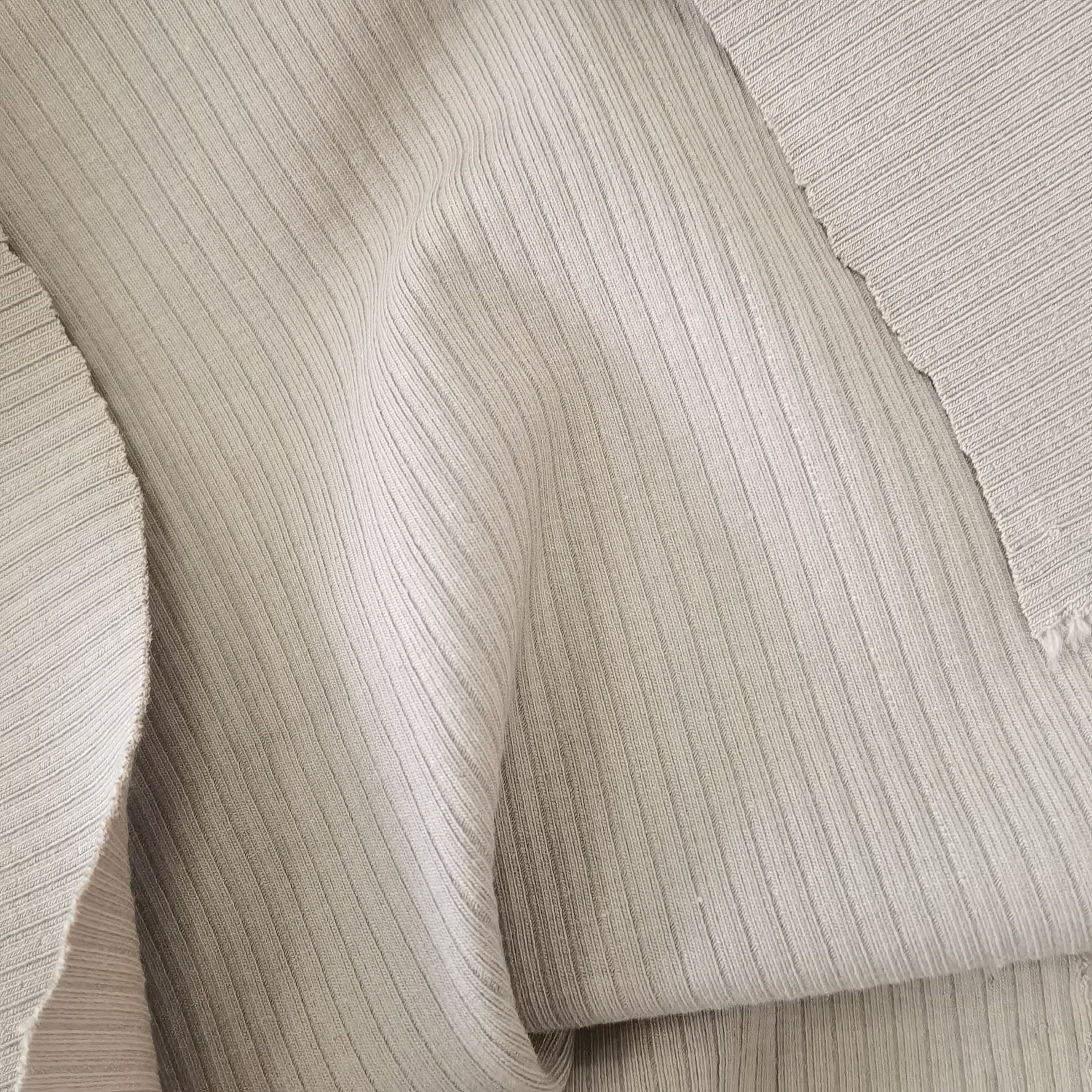 organic cotton modal blended rib 4*4 380gsm OCS certified