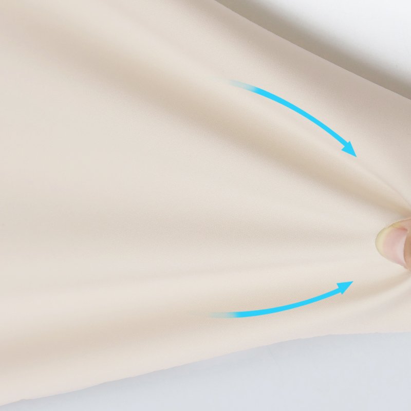 High elastic Interlock Recycled Weft Knitted interlayer Yoga Fabric 4 way stretch 71% Nylon 29% Spandex Fabric For Shapewear